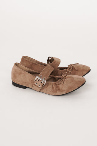 Ballerina's met gesp beige - Payton