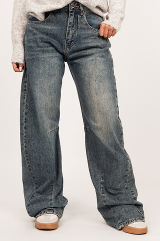 Ballon jeans acid wash blauw - Roxy