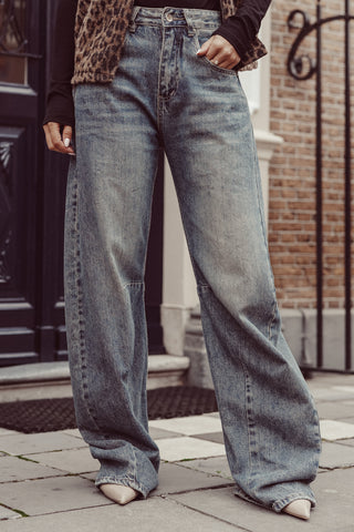 Ballon jeans acid wash blauw - Roxy
