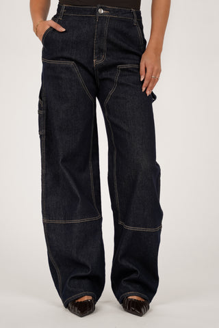 Balloon fit jeans acid wash - Deya
