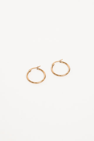 Basic oorringen 2.5cm - Fenne