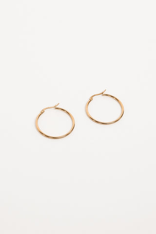 Basic oorringen 3.5cm - Fenne