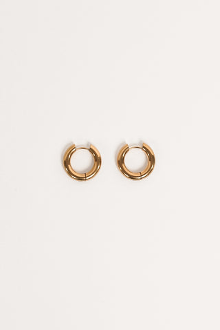 Basic oorringen goud - Levi