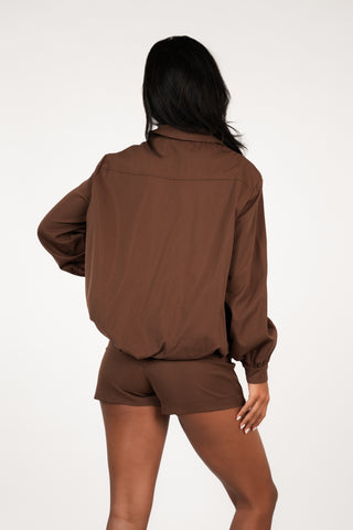 Basic skort bruin - Desi