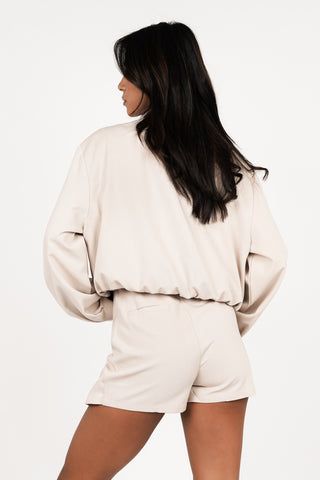 Basic skort dames beige - Lynn