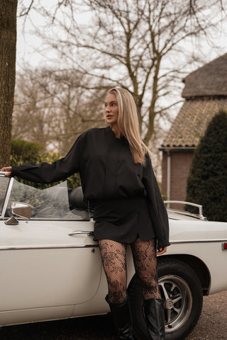 Basic skort dames zwart - Lynn