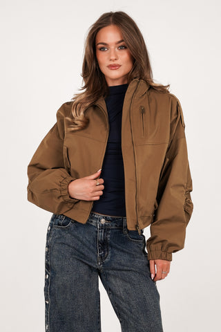 Bomber jack oversized camel - Kyra
