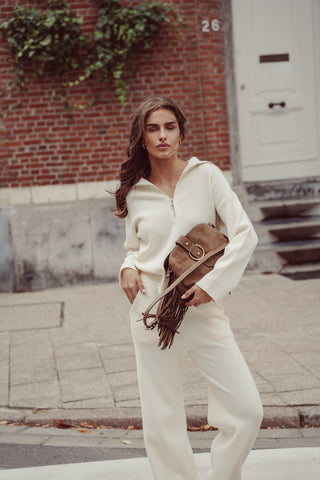 Comfy set knitted creme - Semmy