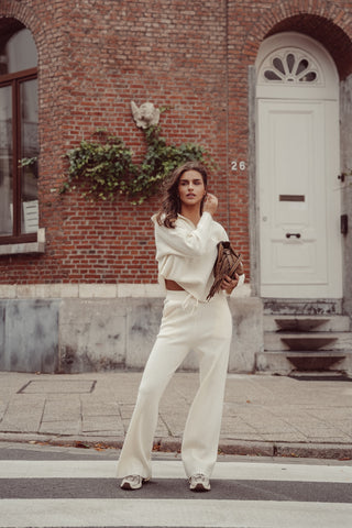 Comfy set knitted creme - Semmy