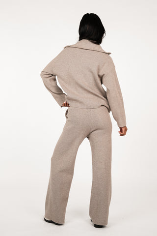 Comfy set knitted khaki - Semmy