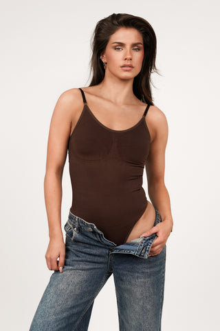 Corrigerende bodysuit bruin - Donna