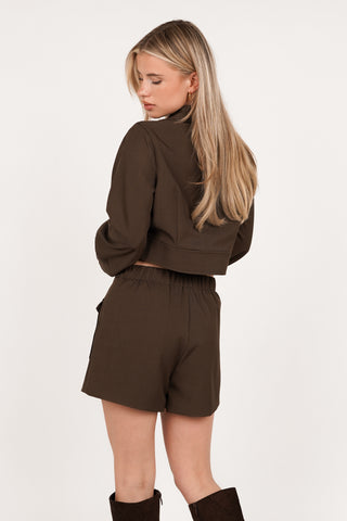 Cropped cargo jacket bruin - Bridget