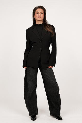 Getailleerde blazer zwart - Moon