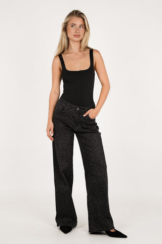 Basic bodysuit zwart - Charlotte
