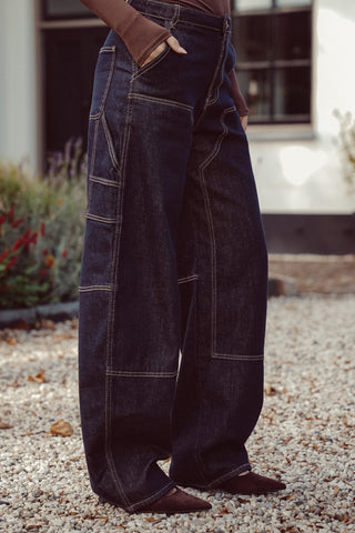 Balloon fit jeans acid wash - Deya