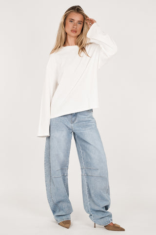 Long sleeve top wit - Juno