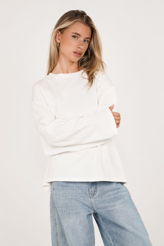 Long sleeve top wit - Juno