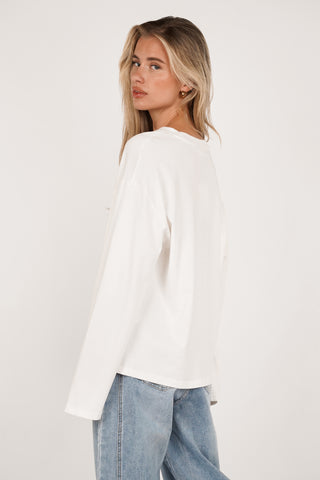 Long sleeve top wit - Juno