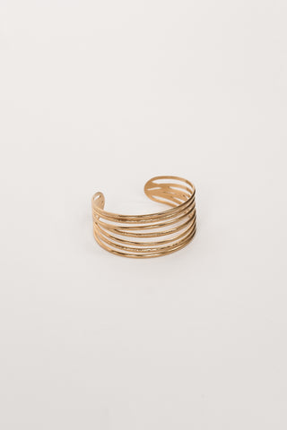 Armband goud lijnen - Mira