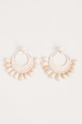 Statement oorhangers beige - Nevada
