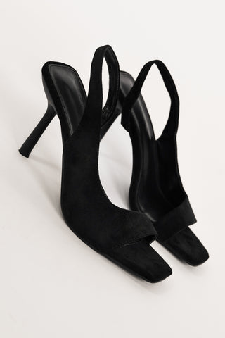 Pumps suede zwart - Juana