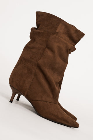 Dames laarzen suede khaki - Carlijn