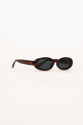 Zonnebril ovaal retro klein luipaard - Ziv