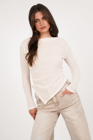 Asymmetrische top creme - Marlow