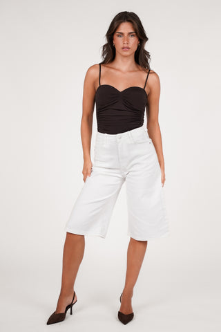 Stretch body met cups bruin - Kate