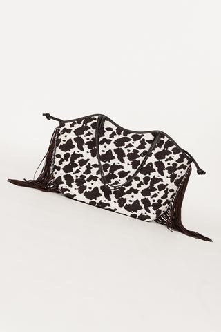 Shopper tas cow print bruin - Loulou