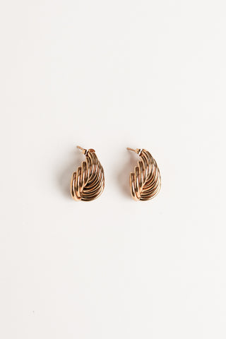 Oorhangers goud statement - Lavina