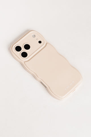 Telefoonhoesje iphone wavy beige - Kaya