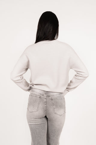 Sweater met print beige - London
