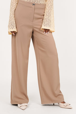 Pantalon dames camel - Jelina
