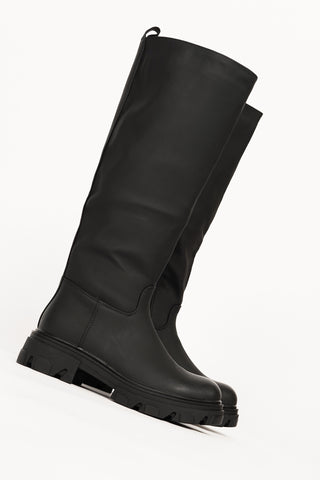 Hoge laarzen mat zwart - Delia