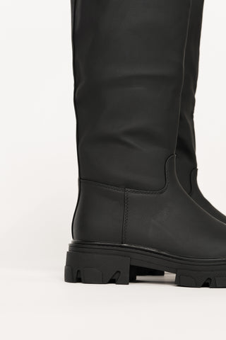 Hoge laarzen mat zwart - Delia