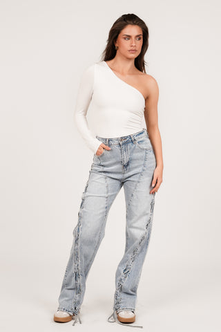 One shoulder body wit - Selma