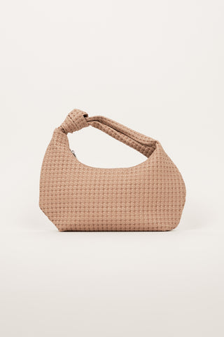 Gevlochten handtas beige - Kaya