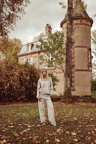 Two piece set loungewear grijs - Jessy