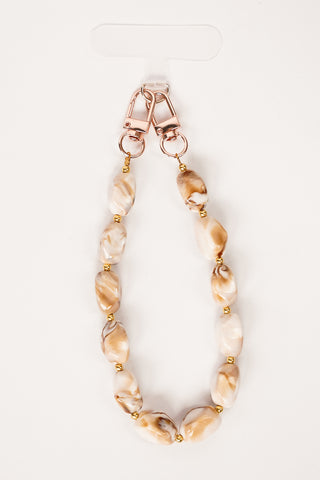 Telefoonkoord marble beige - Bailey