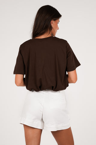 Bermuda denim short wit - Devon