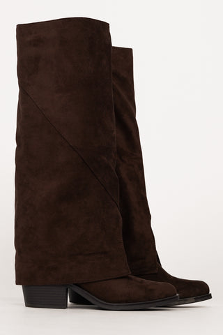 Cowboy boots suede bruin - Bibi