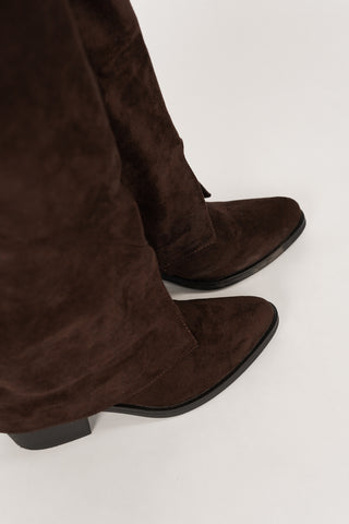 Cowboy boots suede bruin - Bibi
