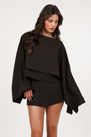 Skort dames bruin - Mae