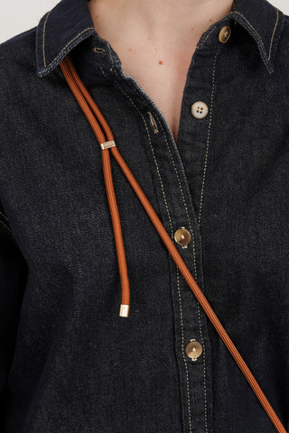 Adjustable brown phone cord - Jordan