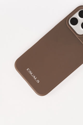 Telefoonhoesje siliconen Iphone bruin - Jules