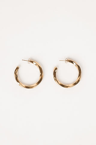 Oorbellen twist goud - Romee