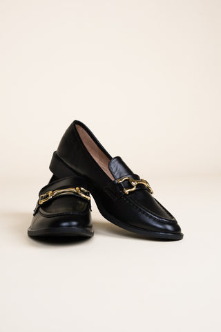 Loafers dames met gesp zwart - Layla