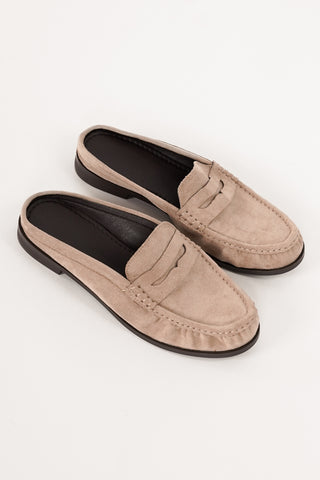 Instappers suede beige - Billie