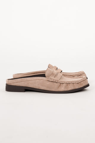 Instappers suede beige - Billie
